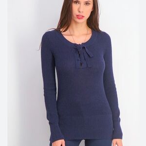 Gap Women’s Tie Neckline Knitted Sweater